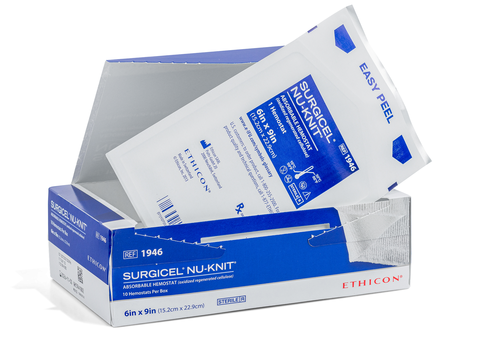 SURGICEL NU-KNIT Absorbable Hemostat by ETHICON | J&J MedTech SURGICEL NU-KNIT Absorbable Hemostat by ETHICON | J&J MedTech