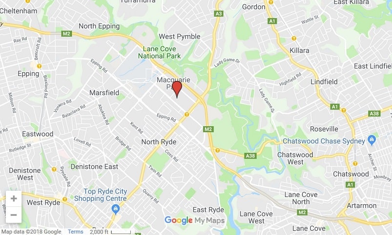 j&j australia map directions and location