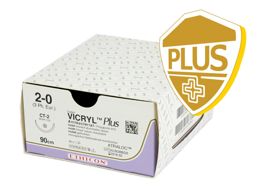 Fil de suture VICRYL™ Plus antibactérien (polyglactine 910)