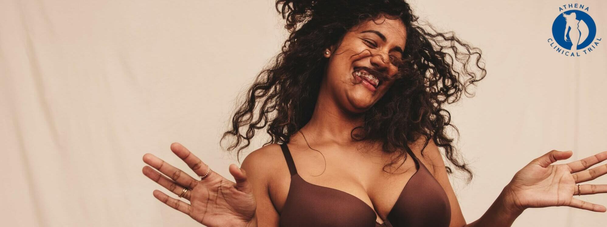 Candid photo of woman dancing