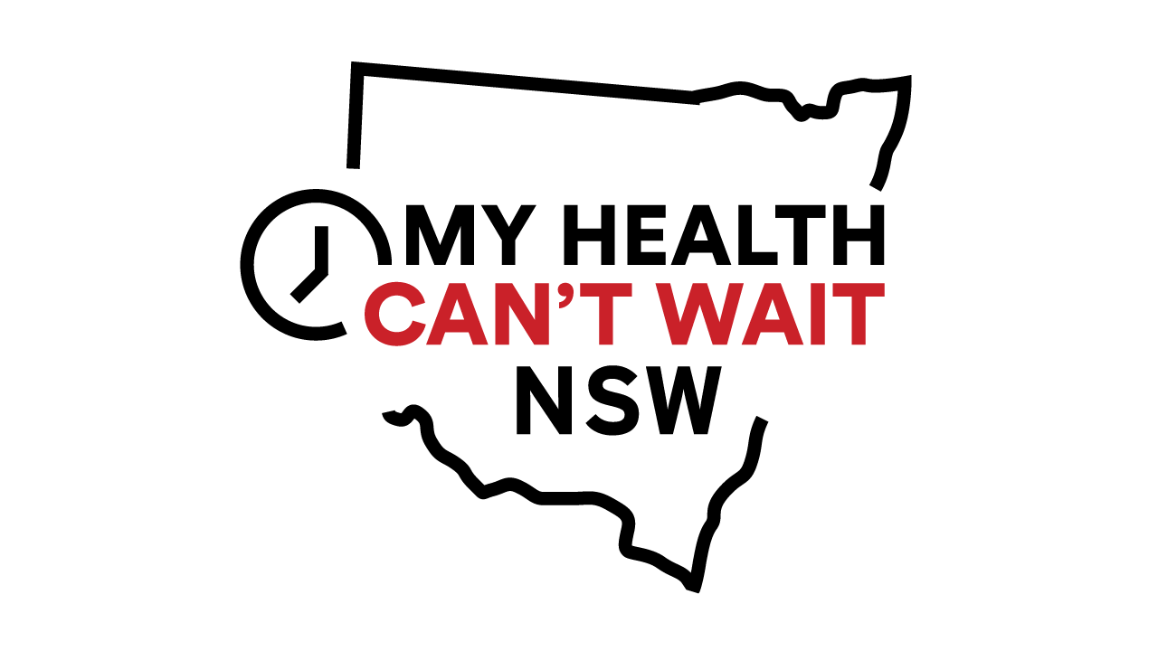 My Health Can’t Wait logo