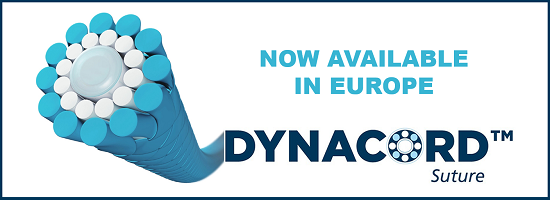 New Self-Tensioning DYNACORD Suture Launches in Key European Markets
