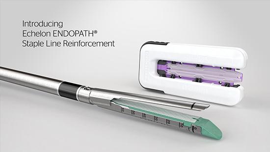 echelon endopath staple line reinforcement tool