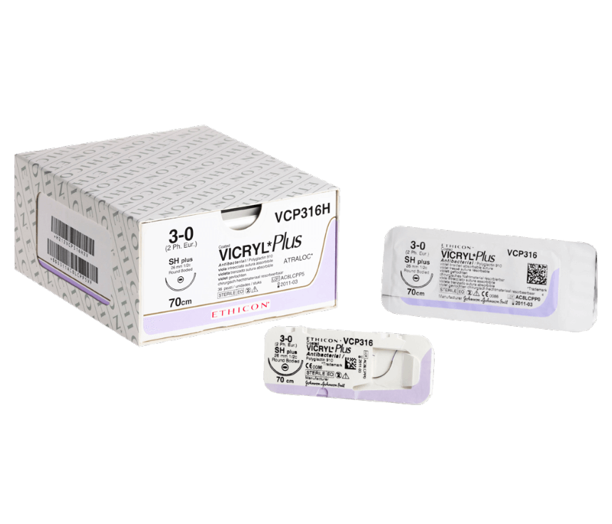 VICRYL Plus (Polyglactin 910 antibakteriell beschichtet) Nahtmaterial 