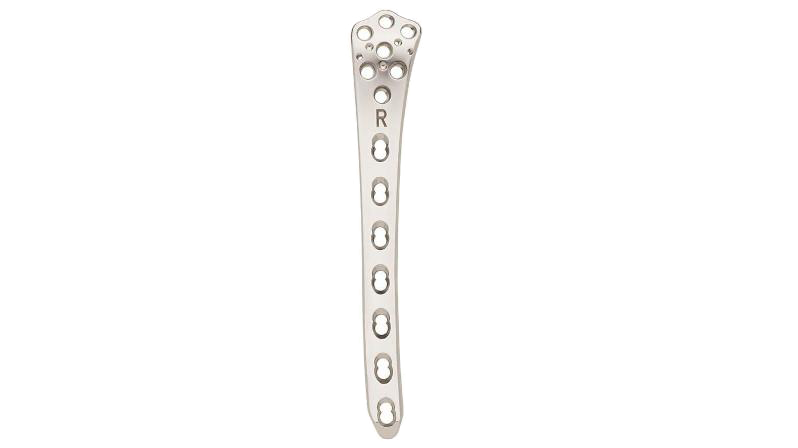 The LCP Distal Femur Plate shown on a white background