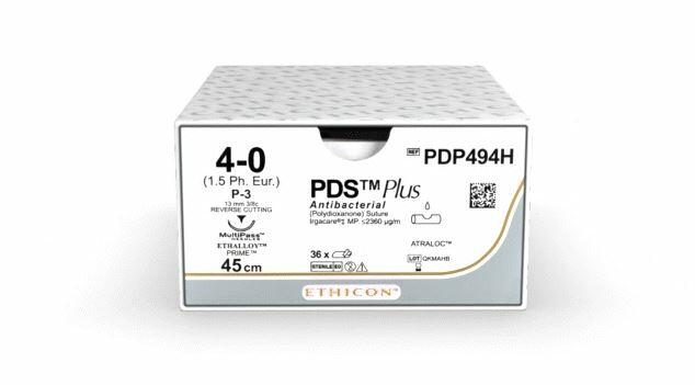 PDS Plus Antibacterial (polydioxanone) Suture